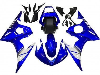 Affordable 2005 Yamaha YZF 600 R6 Motorcycle Fairing - Blue White Australia