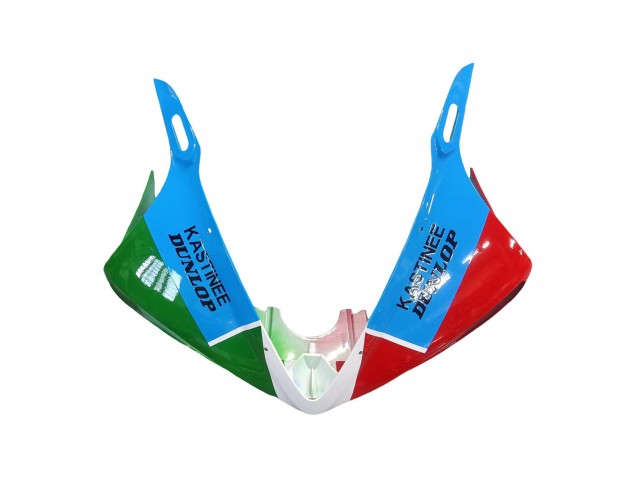 2005 Yamaha YZF 600 R6 Motorcycle Fairings - Light Blue White Green Red Kastinee Dunlop Motul Australia