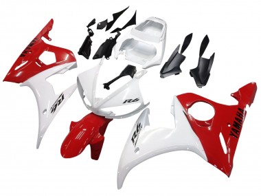 Affordable 2005 Yamaha YZF 600 R6 Motorcycle Fairings - White Red Australia