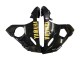 2005 Yamaha YZF 600 R6 Motorcycle Fairings - Black Gold Australia