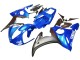 2005 Yamaha YZF 600 R6 Motorcycle Fairings - Blue Matte Black Australia