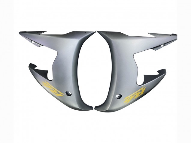 2005 Yamaha YZF 600 R6 Motorcycle Fairings - Grey Matte Black Gold Australia