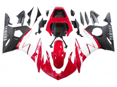 Affordable 2005 Yamaha YZF 600 R6 Motorcycle Fairings - Red White Matte Black Australia