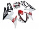 2005 Yamaha YZF 600 R6 Motorcycle Fairings - White Black Red Motul Australia