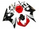 2005 Yamaha YZF 600 R6 Motorcycle Fairings - Red White Glossy Black Australia