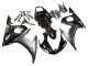 2005 Yamaha YZF 600 R6 Motorcycle Fairings - Glossy Black Matte Black Gold Australia