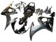 2005 Yamaha YZF 600 R6 Motorcycle Fairings - Glossy Black Matte Black Gold Australia