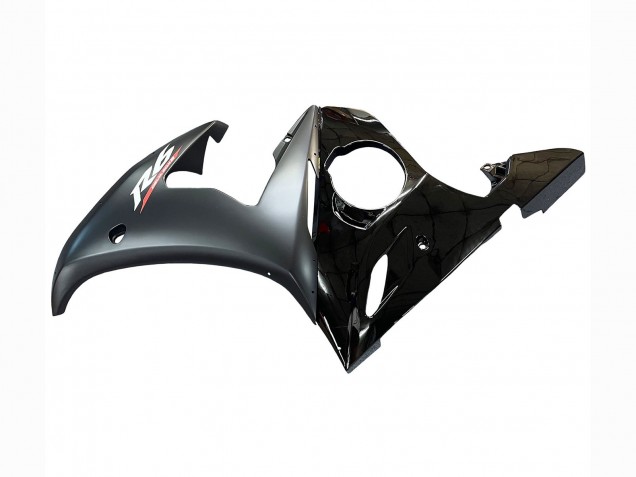 2005 Yamaha YZF 600 R6 Motorcycle Fairings - Glossy Black Matte Black Gold Australia