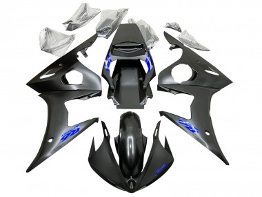 Affordable 2005 Yamaha YZF 600 R6 Motorcycle Fairings - Black Blue Australia