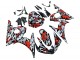 2005 Yamaha YZF 600 R6 Motorcycle Fairings - Black Red Grey Camouflage Australia