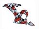2005 Yamaha YZF 600 R6 Motorcycle Fairings - Black Red Grey Camouflage Australia