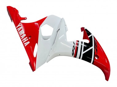 Affordable 2005 Yamaha YZF 600 R6 Motorcycle Fairings - White Red Glossy Black Australia