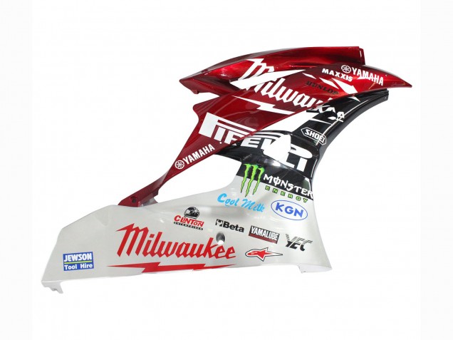 2006-2007 Yamaha YZF 600 R6 Motorcycle Fairings - White Red Black Green Monster Milwaukee Australia