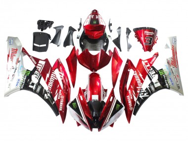 Affordable 2006-2007 Yamaha YZF 600 R6 Motorcycle Fairings - White Red Black Green Monster Milwaukee Australia