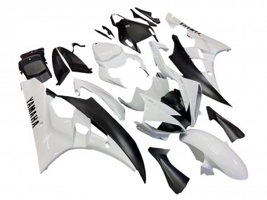 Affordable 2006-2007 Yamaha YZF 600 R6 Motorcycle Fairings - White Matte Black Australia