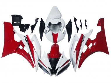 Affordable 2006-2007 Yamaha YZF 600 R6 Motorcycle Fairings - White Red Australia
