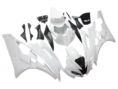 Affordable 2006-2007 Yamaha YZF 600 R6 Motorcycle Fairings - White Australia