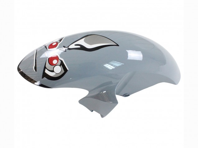 2008-2016 Yamaha YZF 600 R6 Motorcycle Fairings - Silver Black Red Shark 4 Australia
