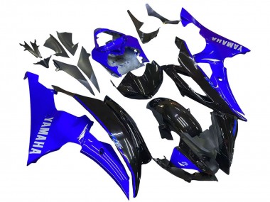 Affordable 2008-2016 Yamaha YZF 600 R6 Motorcycle Fairings - Blue Glossy Black Australia