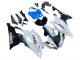 2008-2016 Yamaha YZF 600 R6 Motorcycle Fairing - White Blue Glossy Black Australia
