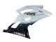 2008-2016 Yamaha YZF 600 R6 Motorcycle Fairing - White Blue Glossy Black Australia