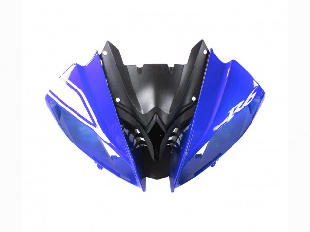 2008-2016 Yamaha YZF 600 R6 Motorcycle Fairings - White Blue Glossy Black Australia