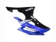 2008-2016 Yamaha YZF 600 R6 Motorcycle Fairings - White Blue Glossy Black Australia