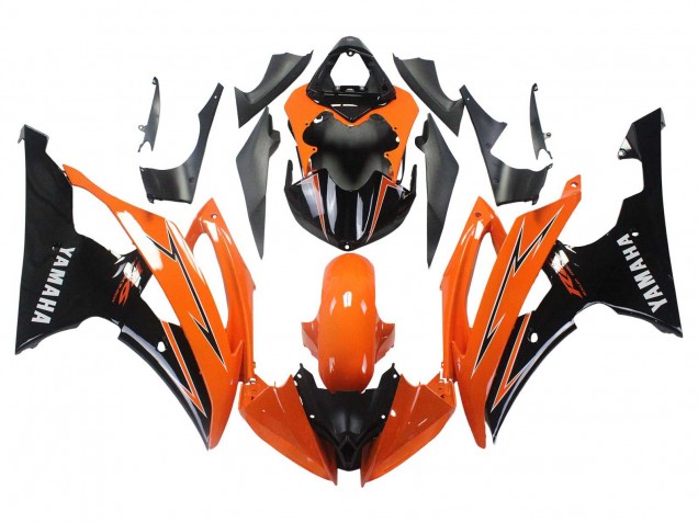 2008-2016 Yamaha YZF 600 R6 Motorcycle Fairings - Orange Black Australia