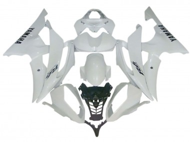 Affordable 2008-2016 Yamaha YZF 600 R6 Motorcycle Fairings - Glossy White Australia