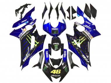 Affordable 2017-2023 Yamaha YZF 600 R6 Motorcycle Fairings - Blue Glossy Black Green Monster ENEOS Yamalube Australia