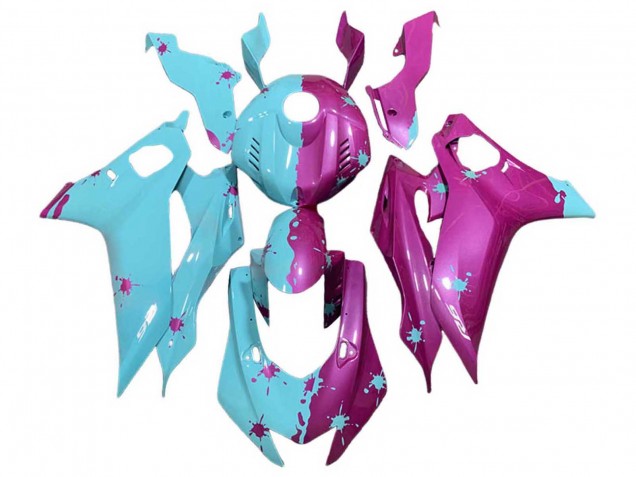 2017-2023 Yamaha YZF 600 R6 Motorcycle Fairings - Blue Pink Australia