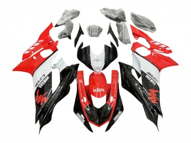 Affordable 2017-2023 Yamaha YZF 600 R6 Motorcycle Fairings - White Red Black GYTR Yamalube Australia