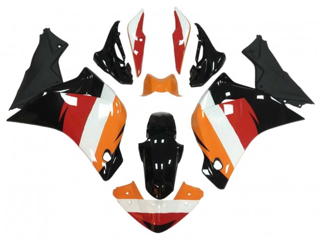 2011-2015 Honda CBR250RR Motorcycle Fairings - Orange White Red Glossy Black Australia