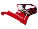 2000-2006 Honda VTR1000 Motorcycle Fairings - Silver Red Black Stripe Racing Australia