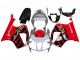 2000-2006 Honda VTR1000 Motorcycle Fairings - Silver Red Black Stripe Racing Australia