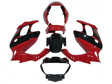 Affordable 1997-2005 Honda VTR1000F Motorcycle Fairings - Red Glossy Black Australia