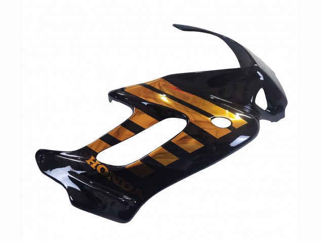 1997-2005 Honda VTR1000F Motorcycle Fairings - Glossy Black Gold Australia