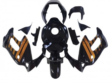 Affordable 1997-2005 Honda VTR1000F Motorcycle Fairings - Glossy Black Gold Australia