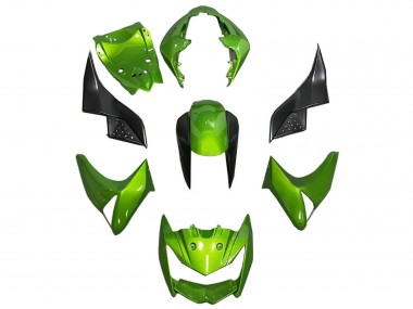 Affordable 2003-2006 Kawasaki Z1000 Motorcycle Fairing - Green Glossy Black Australia