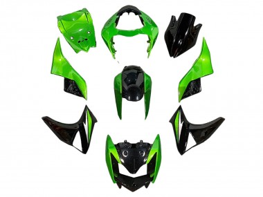 Affordable 2003-2006 Kawasaki Z1000 Motorcycle Fairings - Green Glossy Black Australia