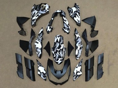Affordable 2010-2013 Kawasaki Z1000 Motorcycle Fairings - Black White Camouflage Australia