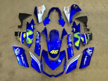 Affordable 2010-2013 Kawasaki Z1000 Motorcycle Fairings - White Blue Yellow Monster Australia