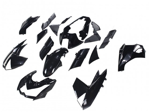 2010-2013 Kawasaki Z1000 Motorcycle Fairings - Glossy Black Australia