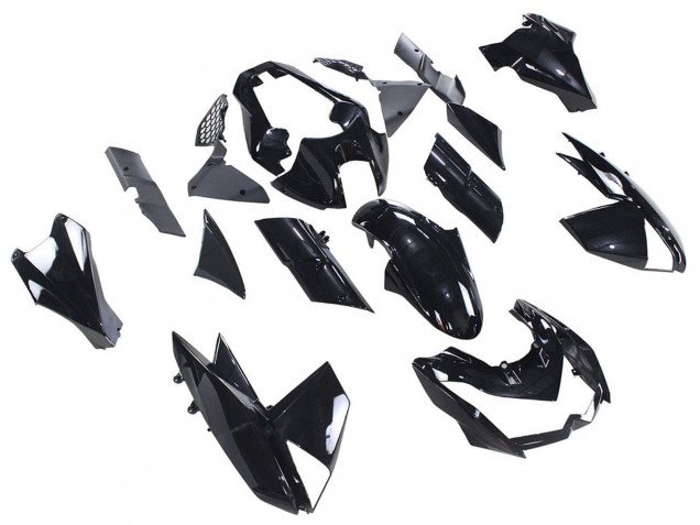 2010-2013 Kawasaki Z1000 Motorcycle Fairings - Glossy Black Australia