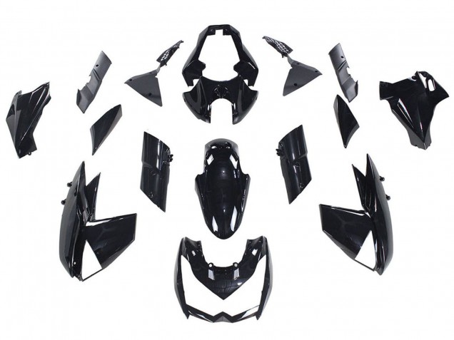 2010-2013 Kawasaki Z1000 Motorcycle Fairings - Glossy Black Australia
