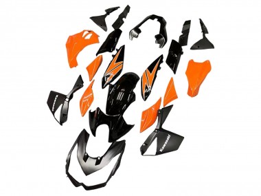Affordable 2010-2013 Kawasaki Z1000 Motorcycle Fairings - Orange Glossy Black Australia