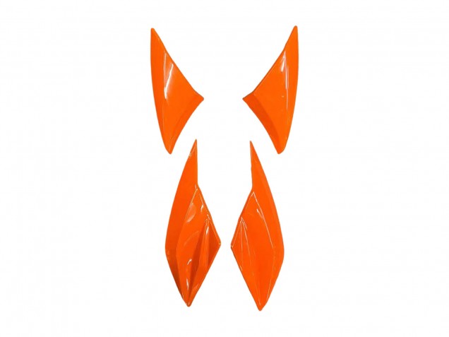 2010-2013 Kawasaki Z1000 Motorcycle Fairings - Orange Glossy Black Australia