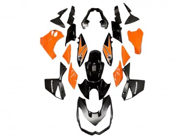 Affordable 2010-2013 Kawasaki Z1000 Motorcycle Fairings - Orange Glossy Black Australia