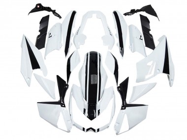 Affordable 2010-2013 Kawasaki Z1000 Motorcycle Fairings - White Black Australia