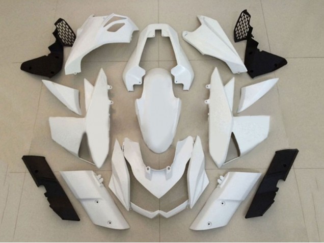 2010-2013 Kawasaki Z1000 Motorcycle Fairings - White Australia